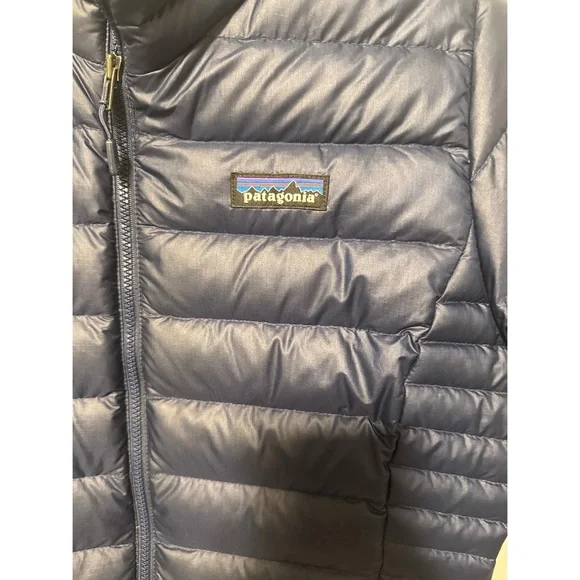 Patagonia Women’s Down Sweater Jacket Smolder Blue S - Picture 4 of 6